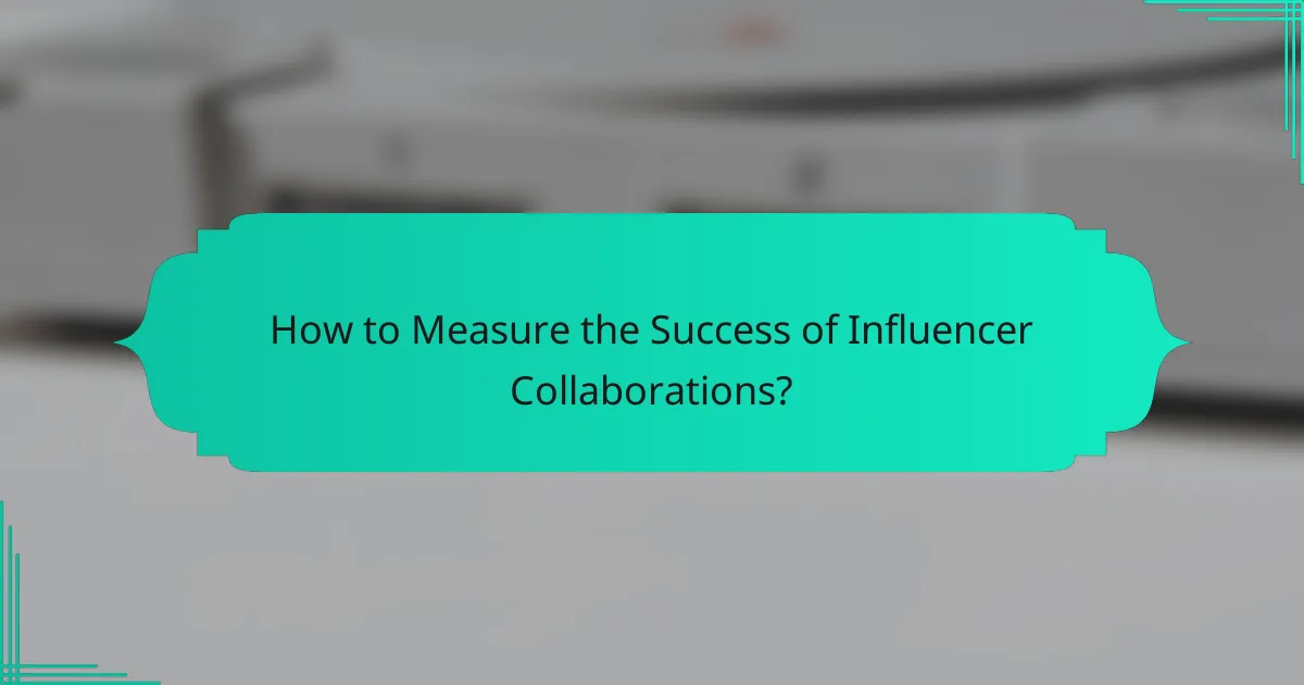 How to Measure the Success of Influencer Collaborations?